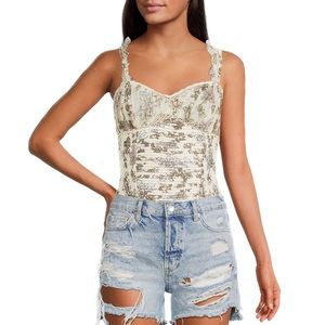 Free People | Weekend Plans Bodysuit NWT